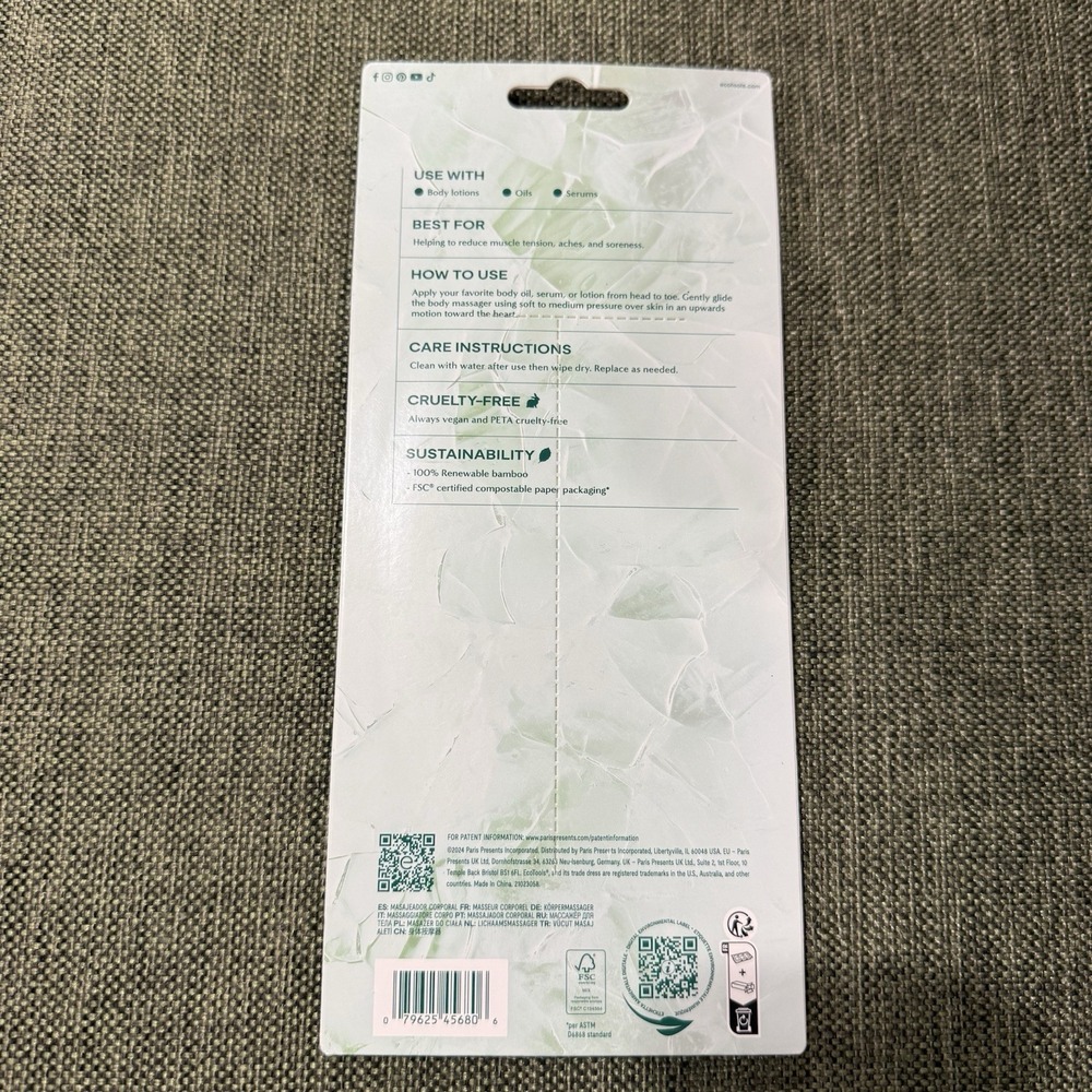 EcoTools Pink Facial Gua Sha Skincare Massaging Tool & Body Massager 2 Count New - Picture 4 of 9